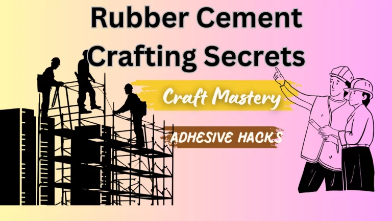 Rubber Cement Crafting Secrets