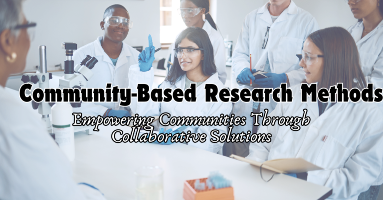 Community Based Research Methods