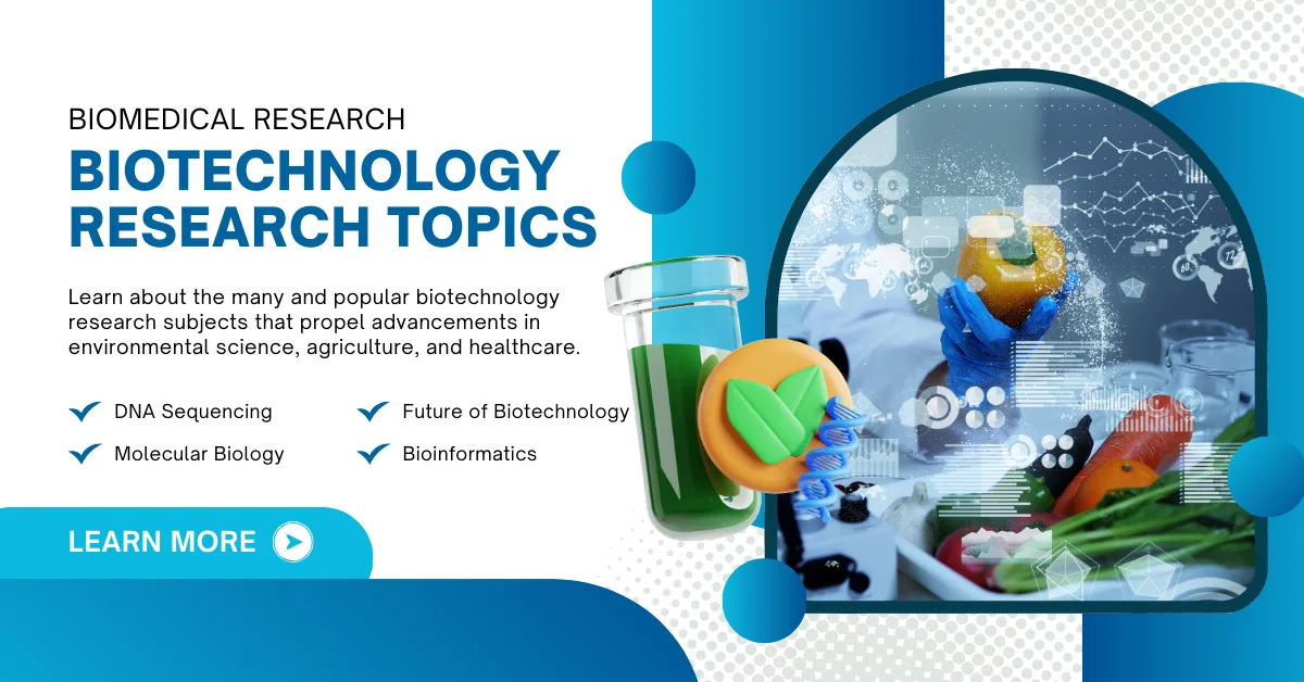 Biotechnology Research Topics
