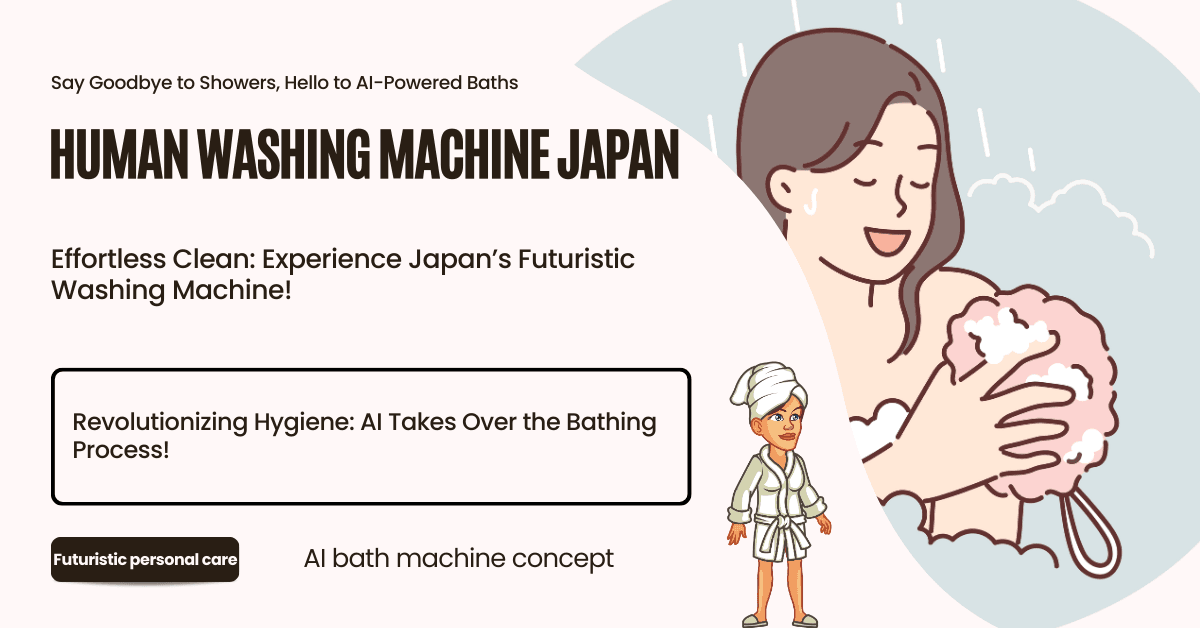 Human Washing Machine Japan
