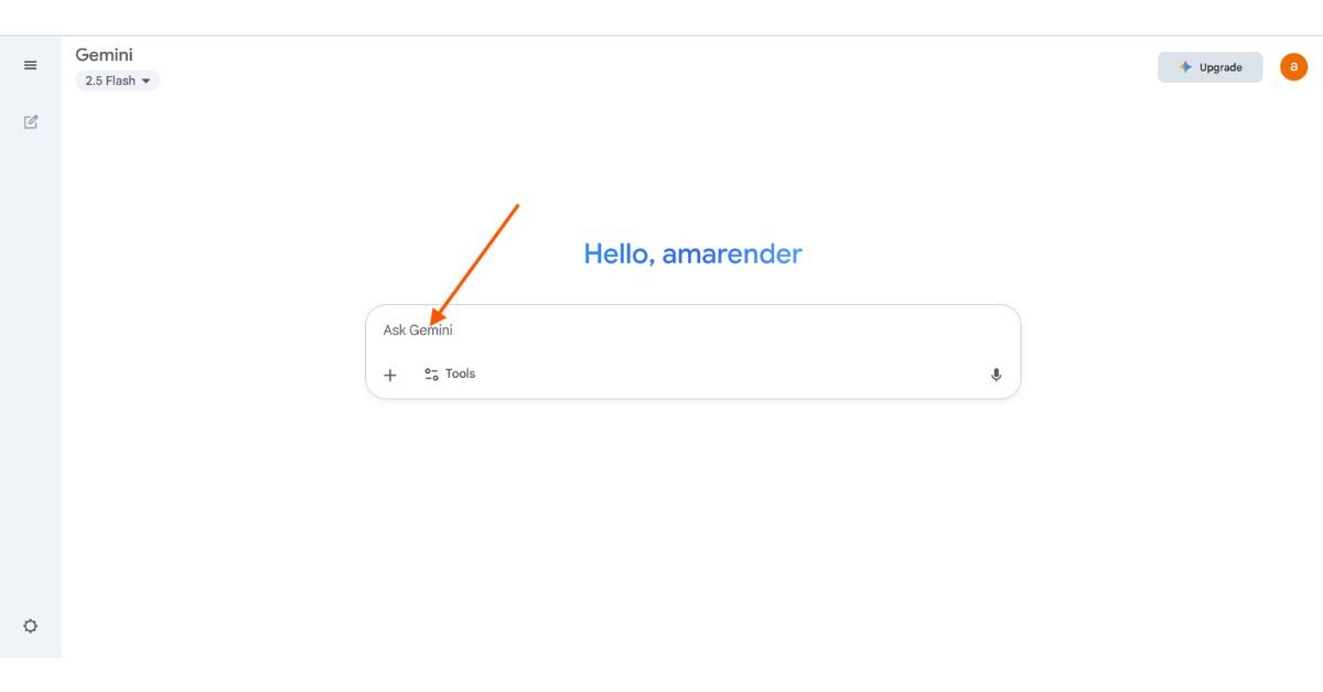 Screenshot of Google Gemini AI tool interface showcasing features and usability