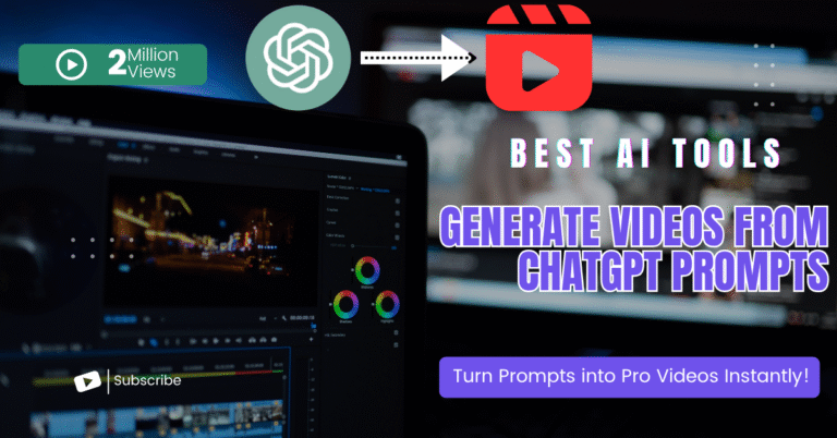 Best AI Tools to Generate Videos from ChatGPT Prompts