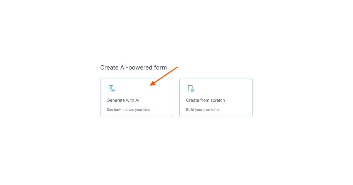 Effy AI review setup with “Generate with AI” and “Create from Scratch” options