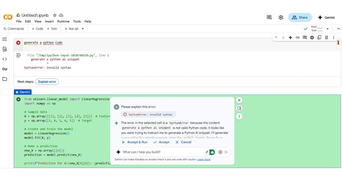 a screenshot of a computer-learn AI on my own