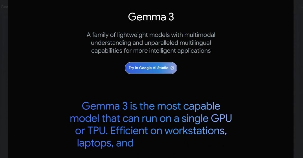 Gemma 3 270M model interface showing local setup