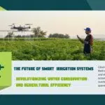 Featured image illustrating the future of smart irrigation systems with AI, IoT, and solar-powered solutions transforming water conservation.