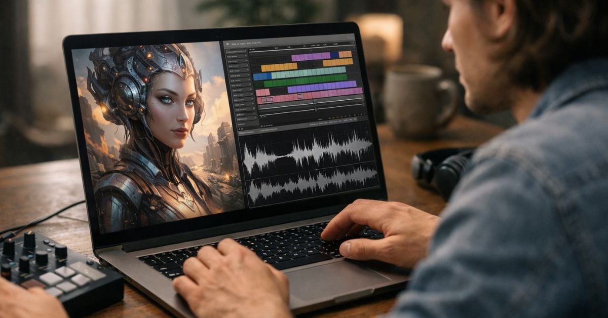 AI tools for creativity in art and music generation