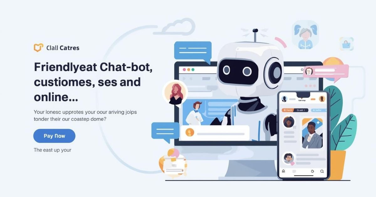 AI chatbot providing customer service through desktop and mobile chat interfaces
