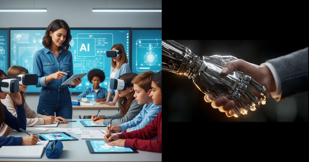 Person using an AI learning app on a tablet to improve skills efficiently.