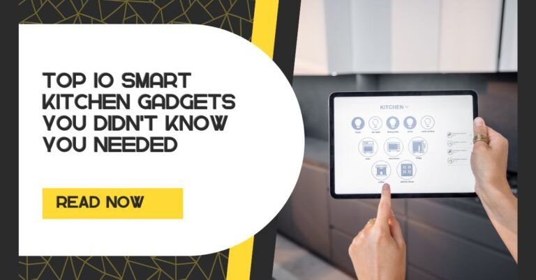 Collection of smart kitchen gadgets including smart oven, coffee maker, and Instant Pot